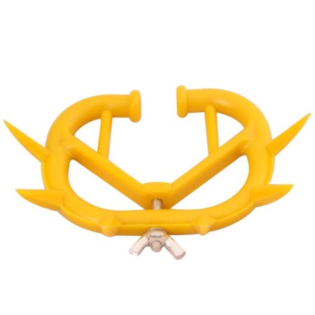 Ring against self -evidence, 10.5 × 7.5 cm, yellow