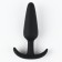 Anal traffic jam-hoods, without vibration, silicone Soft-Touch, 22 x 85 mm, black