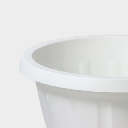 Street Kashpo "Palmyra", 10 l, white color-1