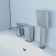 Mixer on board the bathtub IDDIS Slide Slisb30i07, for three holes, chrome