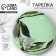 Ceramic Lemon Flowers ceramic plate, 22.5 cm, green color