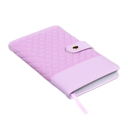 PROVING PROMMAN NOTED, 80 sheets, 100x170 mm, Devente.tailor, solid cover to leatherette with foam, snapshot, lies, block 70%, lilac-1