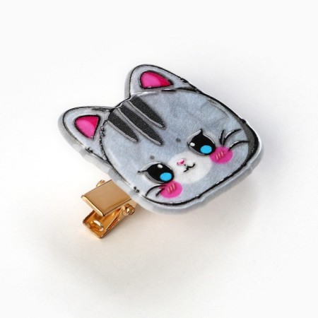 Hair hairpin “Kitik”, 3.4 x 3 cm-3