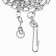 Binding chain with a short link, 21 x 5 mm, length 3 m
