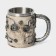 Mug "skull", 400 ml, beige color