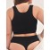 Panties Thong Women's String, size 52-54, black color