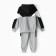 Children's costume (sweatshirt/pants), gray color, height 98-104 cm