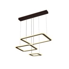 Светильник светодиодный подвесной с пультом Ambrella light, Original, FA433, 3хLED, 192 Вт, 14400Lum, 3000-6400К, цвет кофе