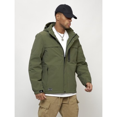 Male spring jacket, size 48, khaki color-6