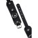 The fetters of mini Pecado BDSM, with rounded corners, genuine leather, black