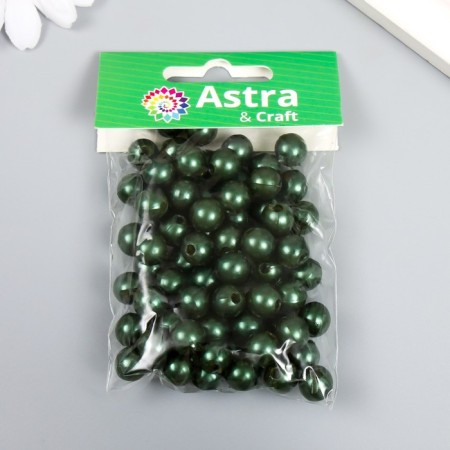 A set of plastic beads "Astra", 10 mm, 25 grams, t.-2