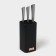 Soft knife stand, 11x11x22 cm, black color