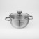 Antei pan, 2 l, d = 18 cm, capsule, glass cover, induction