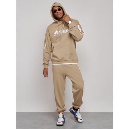 Sports suit men's, size 56, beige color-7