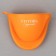 Group for hot “Cook with soul”, silicone, 11 x 8.3 cm, color orange color