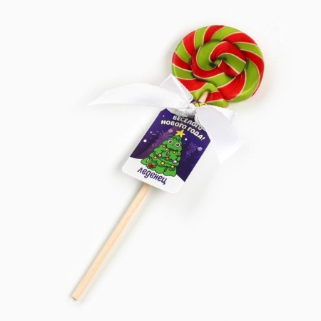 Lolling disk in a bag on a stick of "Funny New Year" Taste apple 15 g-2