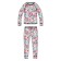 Thermal complex for girls: trousers, sweatshirt, height 122 cm
