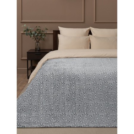 Texrepublic blanket, size 150x200 cm, gray color-1