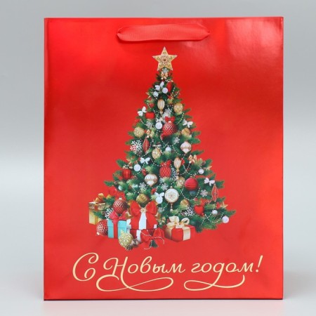 Laminated vertical “New Year tree”, Ml 23 x 27 x 11.5 cm, New Year-2