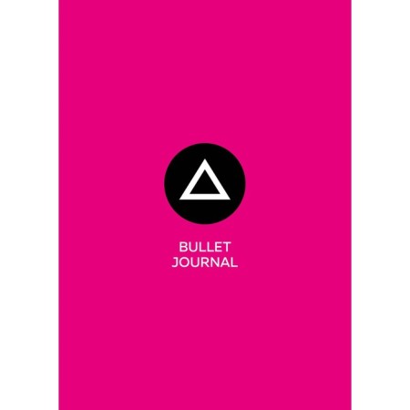 Notebook. Bullet Journal, Triangle, based on the series game in squid, A4 format, soft cover, round corners
