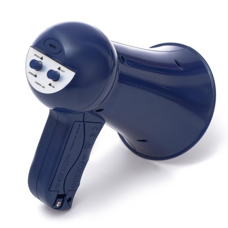 Megaphone "Police", 2 modes: siren, loudspeaker, works from batteries, in a bag-4