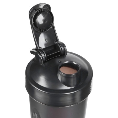 Shaker, series: Crossfit Max, "Master K. live 24/7", 600 ml, 9 x 21.5 cm, black-2