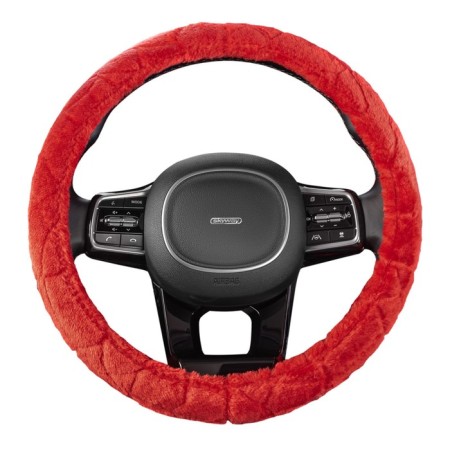 Skyway braid, artificial fur, size m, red-9