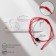 Bracelet-reinforcing "red thread" cat eyes, black color, d = 8
