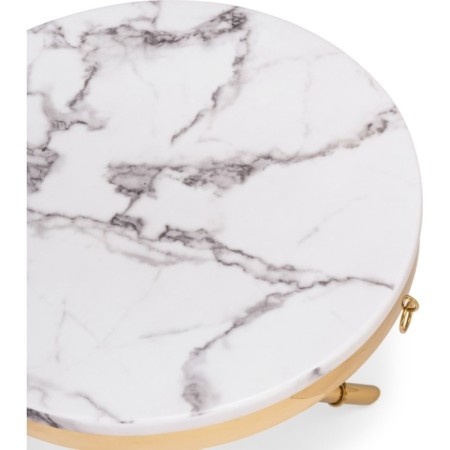 Monika Metal coffee table, gold 50x50x55 cm-4