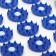 The Kuznetsova applicator, 70 thorns, film, 23 x 32 cm, blue.