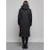 Coat insulated winter female, size 42, black color
