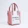 Bag Female Tout with zipper, pink color