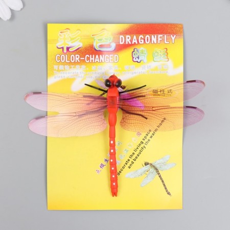 Magnet Plastic "Dragonfly" Lyndenia "9.5x13 cm mix-5