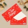 Money envelope "Gift from Santa Claus", snowflakes, 16.5 x 8 cm, New Year