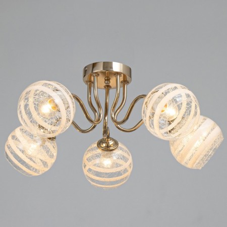 Aurika chandelier 5he27 40W gold 55x55x27 cm Bayerlux-1