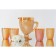 Glass Glass "Vilero", 1.1 l, gold color