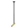 Suspended Technical P141RS-L125-6W3K-BBS, LED, 6 W, 30x30x651 mm, 270 lm, 3000K, black, brass