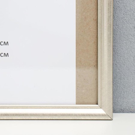Photo frame plastic 35x50 cm, aged silver (plastic screen)-1