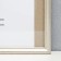Photo frame plastic 35x50 cm, aged silver (plastic screen)