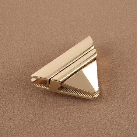 Bag's fastener, 4.5 × 2.9 cm, gold color-1