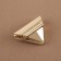 Bag's fastener, 4.5 × 2.9 cm, gold color