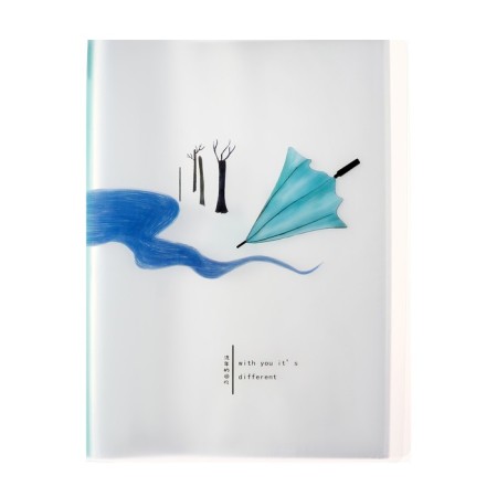A4 folder format, with 30 transparent files "river", mix-2