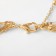 Pendant "chain" medallion and sphere, color gold, 50 cm