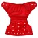 Reusable diaper, red color