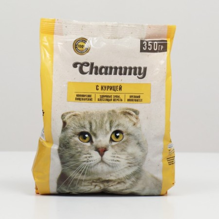 CHAMMY dry food for cats, chicken, 350 g