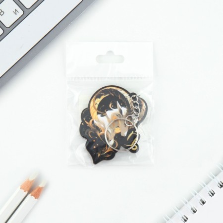 Key keychain "Capricorn", 4.5 x 6 cm-4