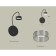 Wall lamp with Ambrella Light, XB9596250, GX53 LED 12 W switch, black sand, transparent