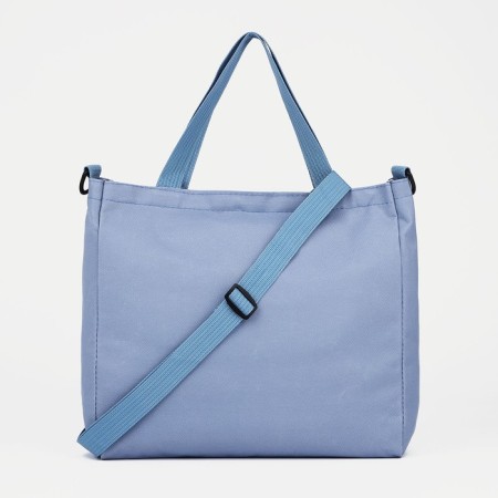 Set a youth backpack on a zipper of textiles, a chover, bag, cosmetic bag, pencil color blue-7