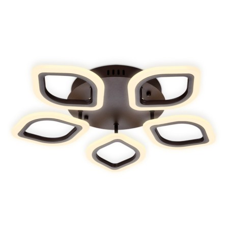 LED ceiling LED with Ambrella Light, Original, Fa443, 5XLED, 60 W, 4500LUM, 3000-6400K, Coffee color.-1