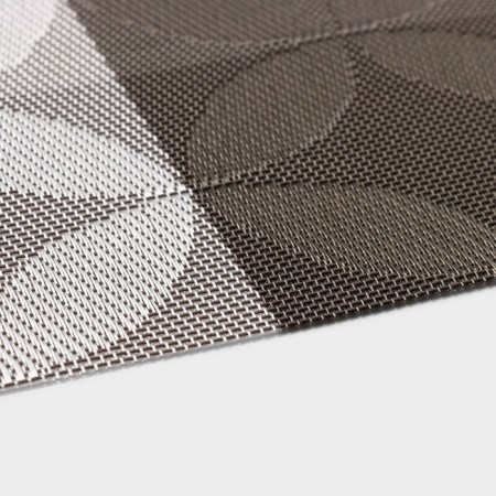 Serving napkin on the table “Peaks”, 45 × 30 cm, brown color-3